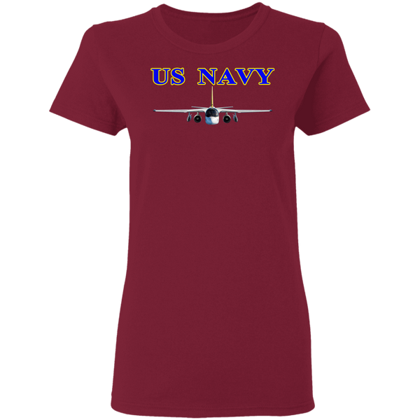 US Navy S-3 2 Ladies' Cotton T-Shirt