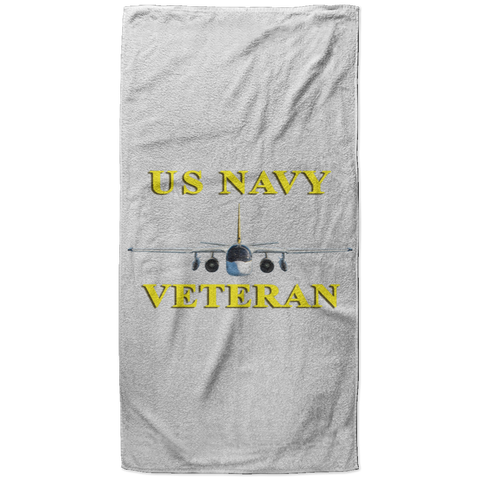 Navy Vet 3 Beach Towel - 37x74