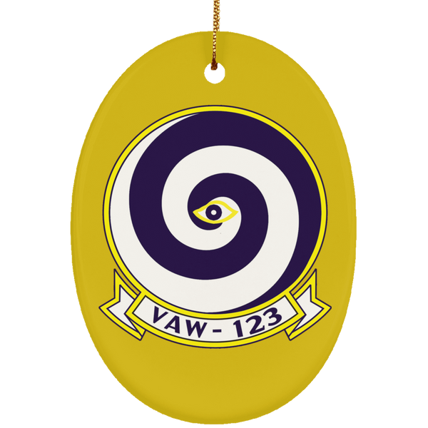 VAW 123 Ornament Ceramic - Oval