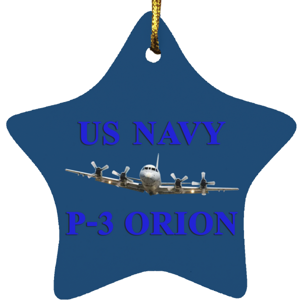 US Navy P-3 1 Ornament Ceramic - Star