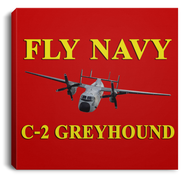 Fly Navy C-2 3 Canvas - Square .75in Frame