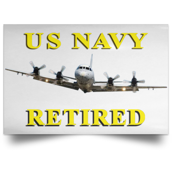 Navy Retired 1 Poster – Landscape
