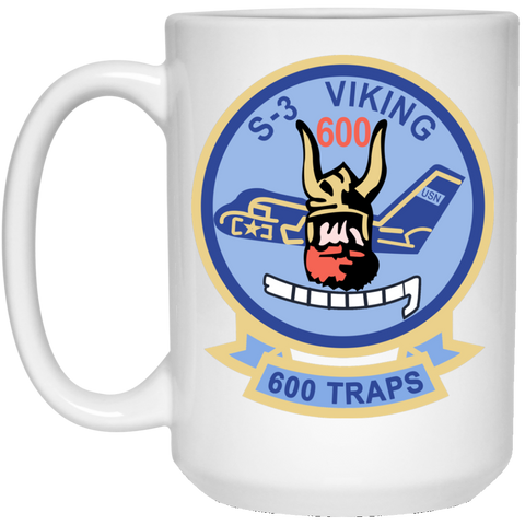 S-3 Viking 12 White Mug - 15oz