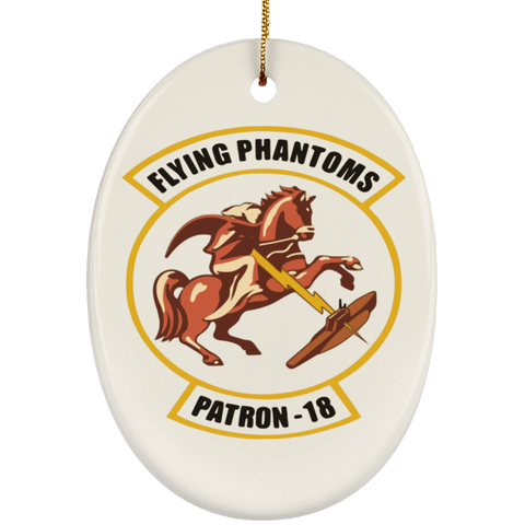 VP 18 2 Ornament Ceramic - Oval