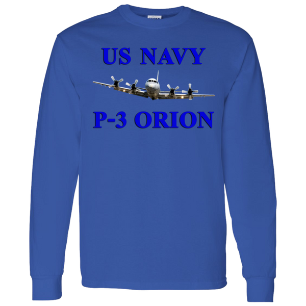 US Navy P-3 1 LS Ultra Cotton T-Shirt