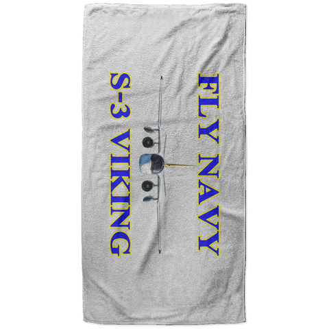 Fly Navy S-3 1 Beach Towel - 37x74