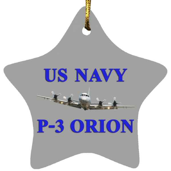 US Navy P-3 1 Ornament Ceramic - Star