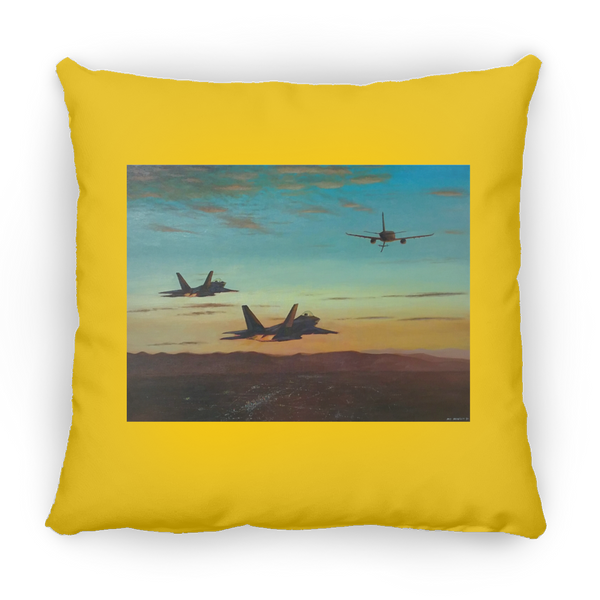 Time To Refuel Pillow - Square - 14x14