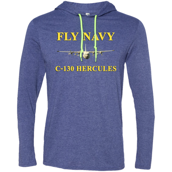 Fly Navy C-130 3 LS T-Shirt Hoodie