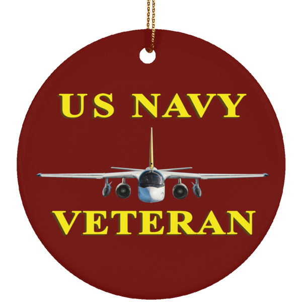 Navy Vet 3 Ornament - Circle