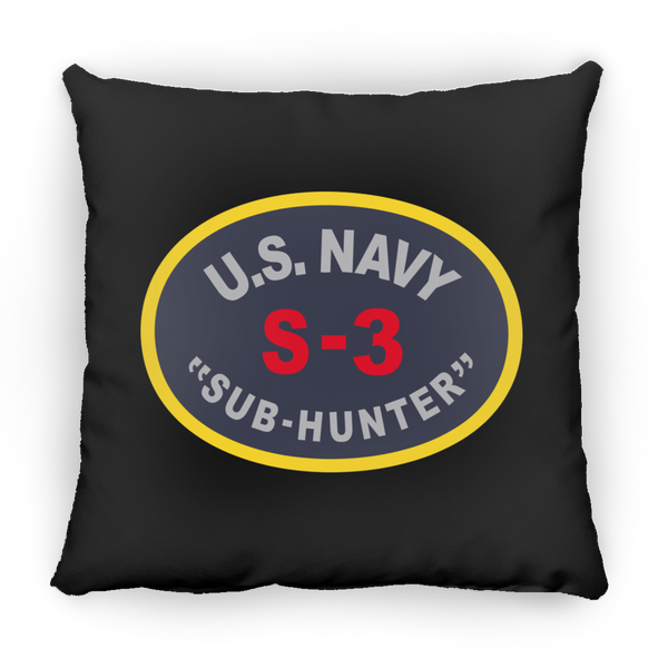 S-3 Sub Hunter Pillow - Square - 18x18