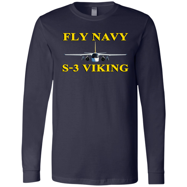 Fly Navy S-3 3 LS Jersey T-Shirt