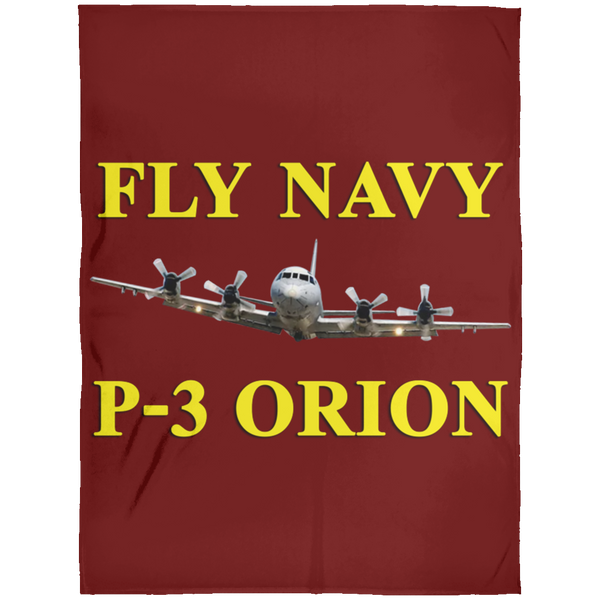 Fly Navy P-3 3 Blanket - Arctic Fleece Blanket 60x80