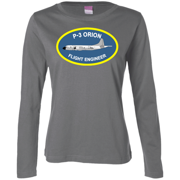 P-3 Orion 4 FE Ladies' LS Cotton T-Shirt