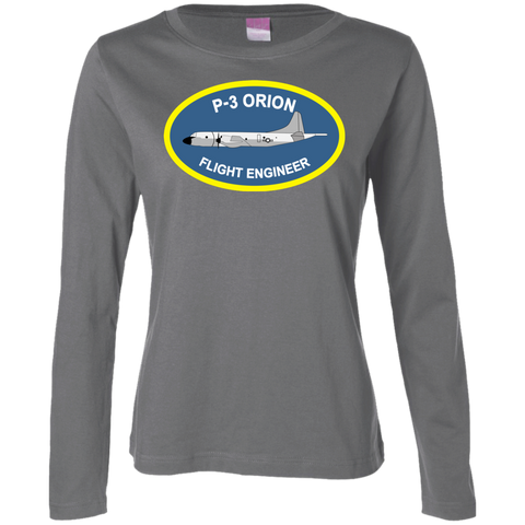 P-3 Orion 4 FE Ladies' LS Cotton T-Shirt