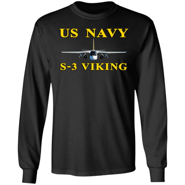 US Navy S-3 3 LS Ultra Cotton T-Shirt