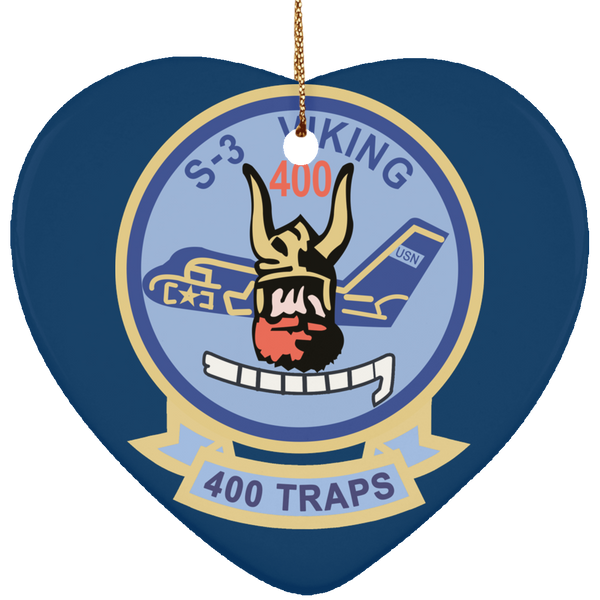 S-3 Viking 6 Ornament - Heart