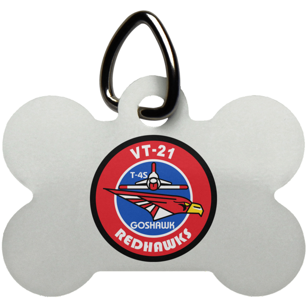 VT 21 8 Pet Tag - Dog Bone