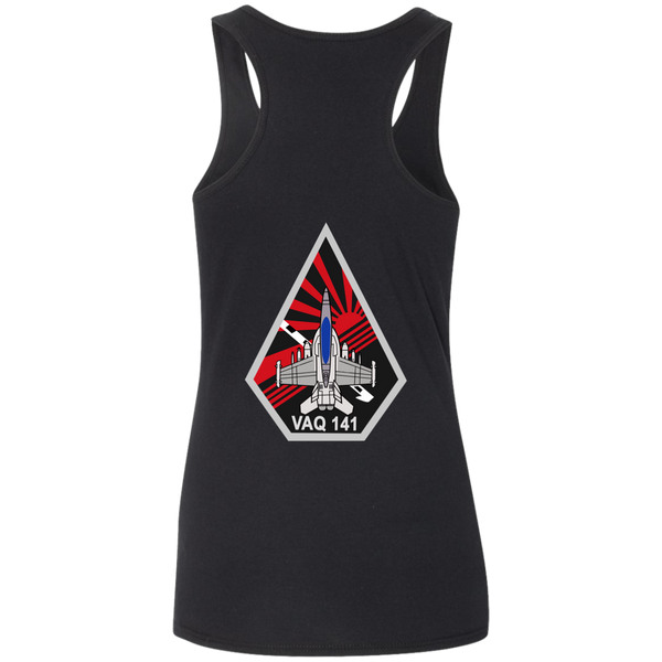 VAQ 141 7c Ladies' Softstyle Racerback Tank