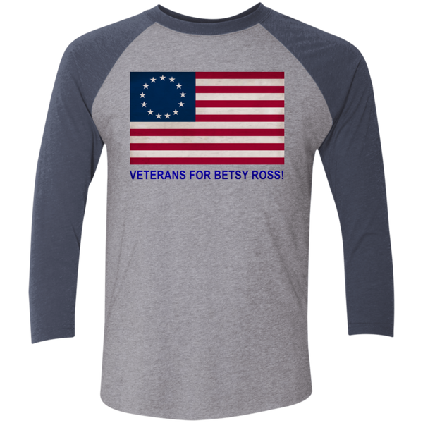 Betsy Ross Vets 1 Baseball Raglan T-Shirt