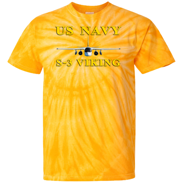 US Navy S-3 3 Cotton Tie Dye T-Shirt