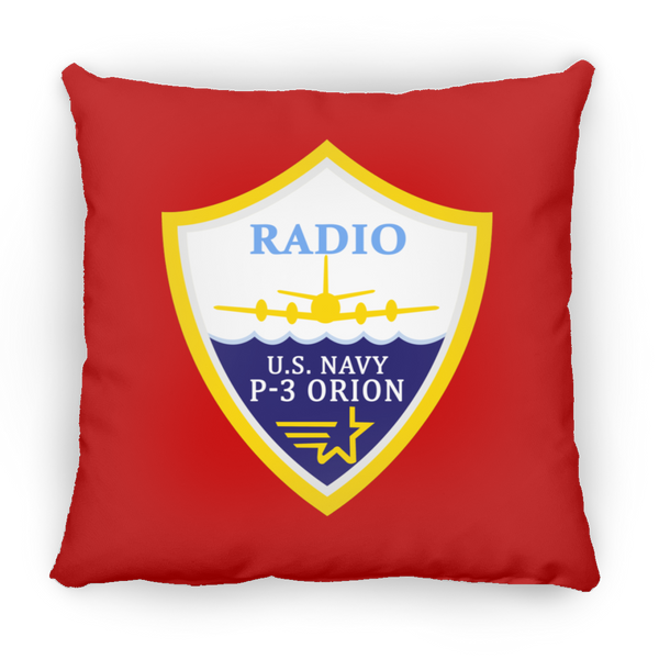 P-3 Orion 3 Radio Pillow - Square - 18x18