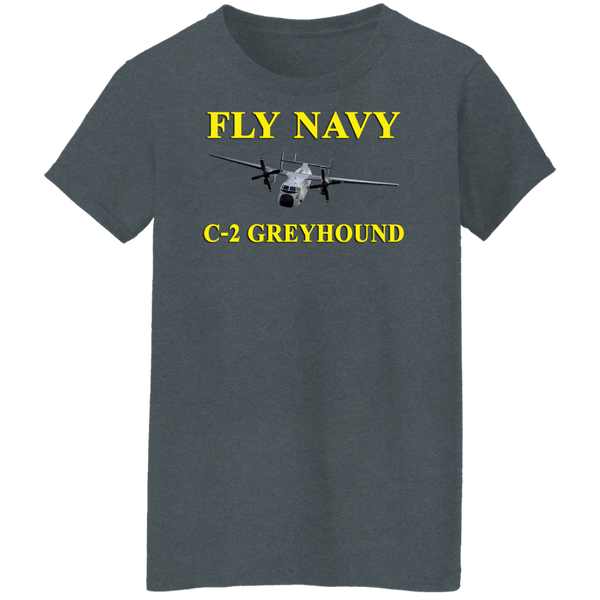 Fly Navy C-2 3 Ladies' Cotton T-Shirt