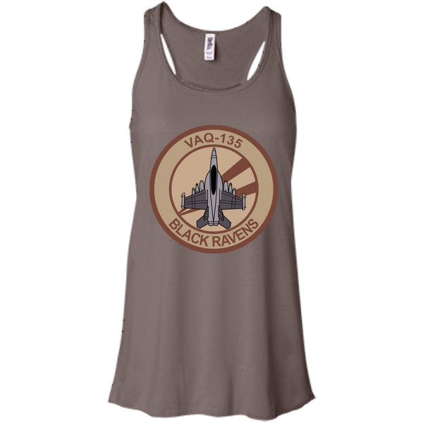 VAQ 135 6 Flowy Racerback Tank