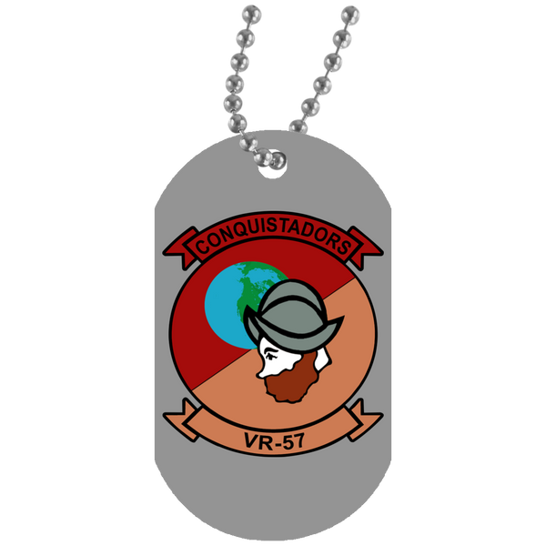 VR 57 White Dog Tag