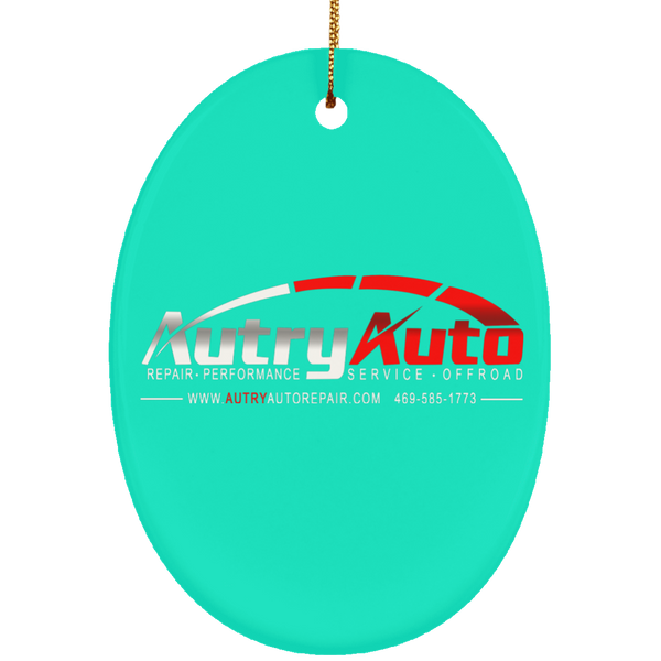 Autry Auto Ornament - Oval