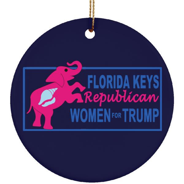 Florida Keys Ornament - Circle