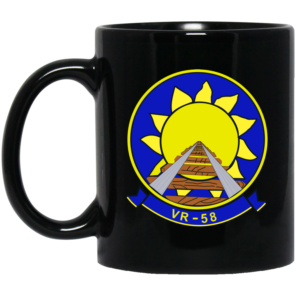 VR 58 2 Black Mug - 11oz