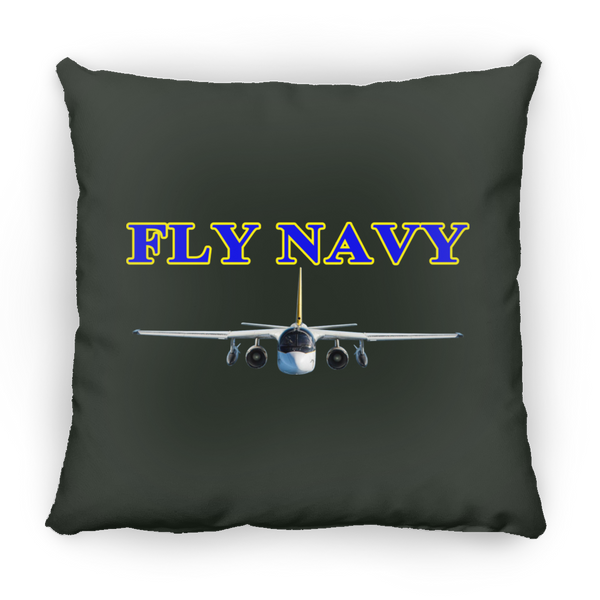 Fly Navy S-3 2 Pillow - Square - 18x18