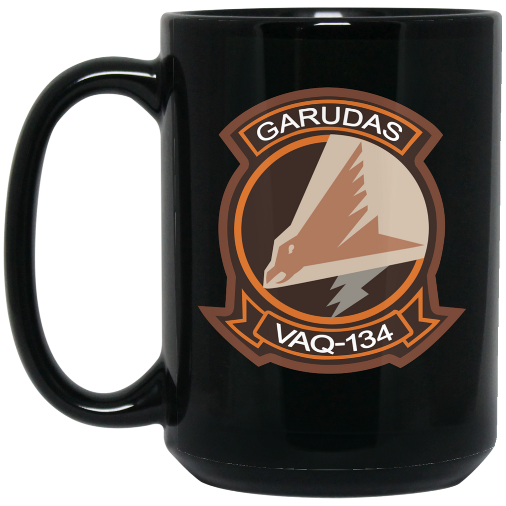 VAQ 134 2 Black Mug - 15 oz