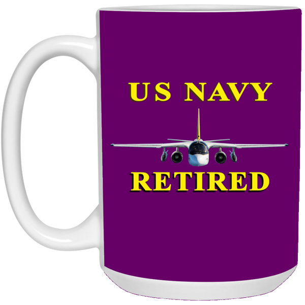 Navy Retired 2 Mug - 15oz