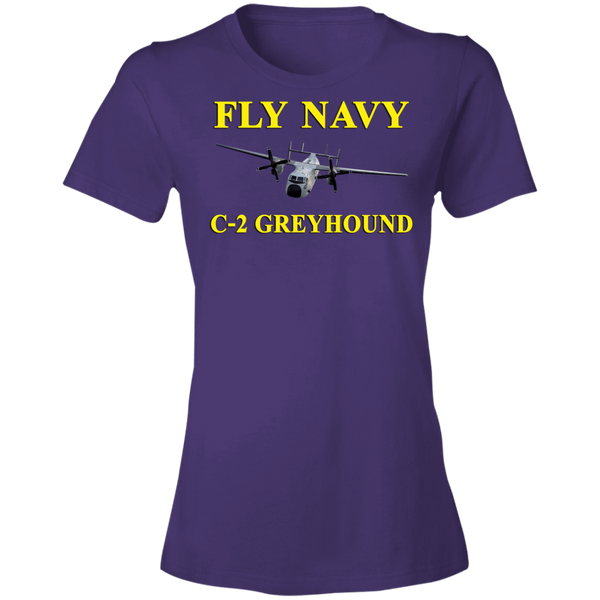 Fly Navy C-2 3 Ladies' Lightweight T-Shirt