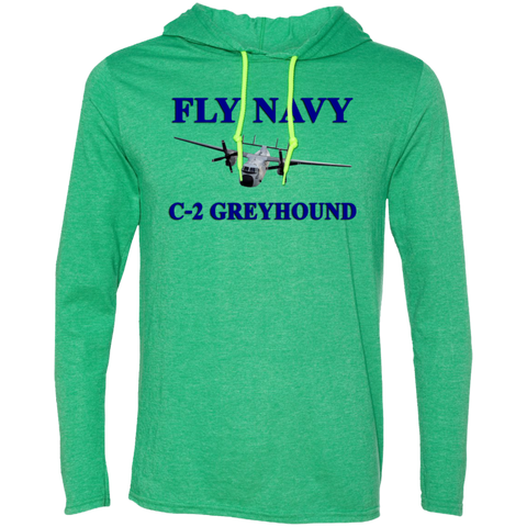 Fly Navy C-2 1 LS T-Shirt Hoodie