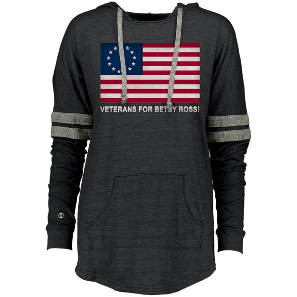 Betsy Ross Vets 2 Ladies' Hooded Low Key Pullover