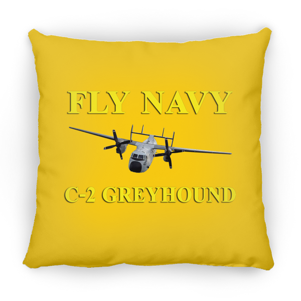 Fly Navy C-2 3 Pillow - Square - 14x14