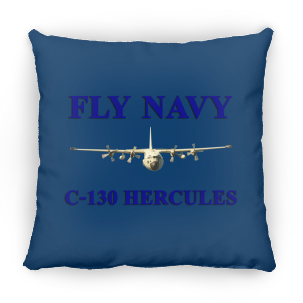 Fly Navy C-130 1 Pillow - Square - 18x18