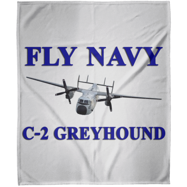 Fly Navy C-2 1 Blanket - Arctic Fleece Blanket 50x60