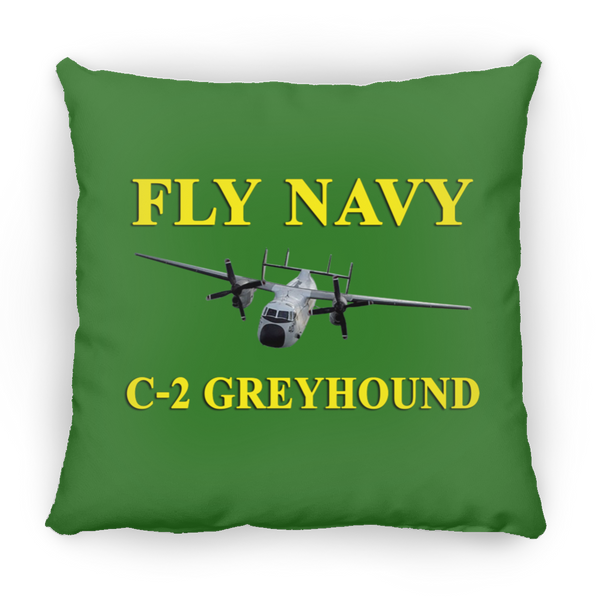 Fly Navy C-2 3 Pillow - Square - 16x16