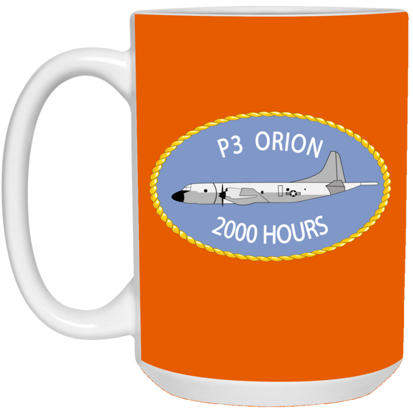 P-3 Orion 9 2000 White Mug - 15oz