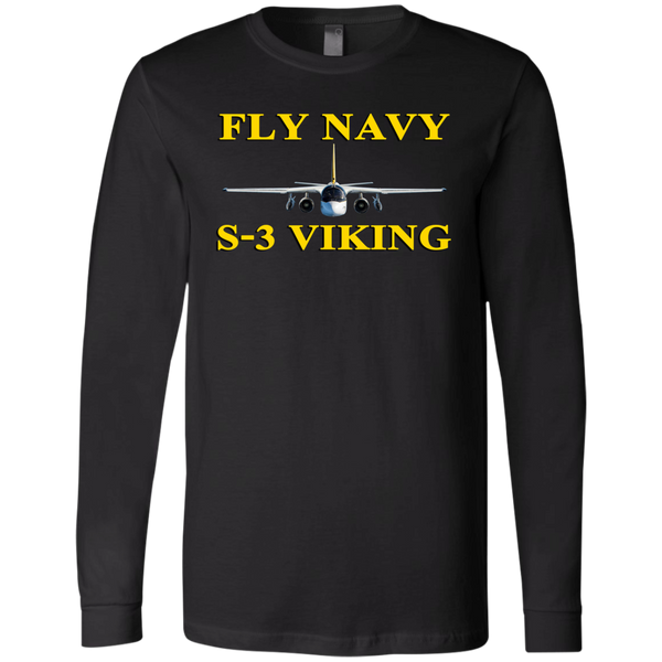 Fly Navy S-3 3 LS Jersey T-Shirt