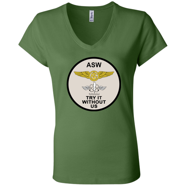 ASW 01 Ladies' Jersey V-Neck T-Shirt