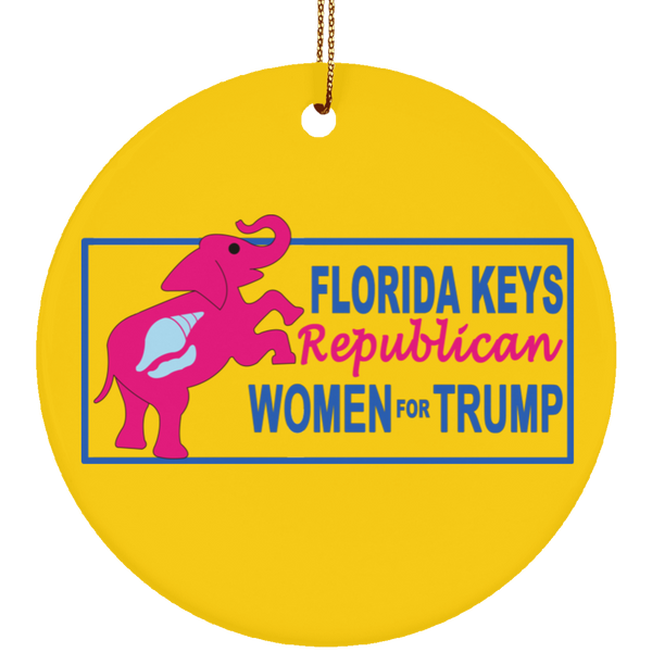 Florida Keys Ornament - Circle