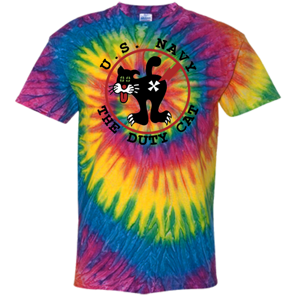 Duty Cat 4 Customized 100% Cotton Tie Dye T-Shirt