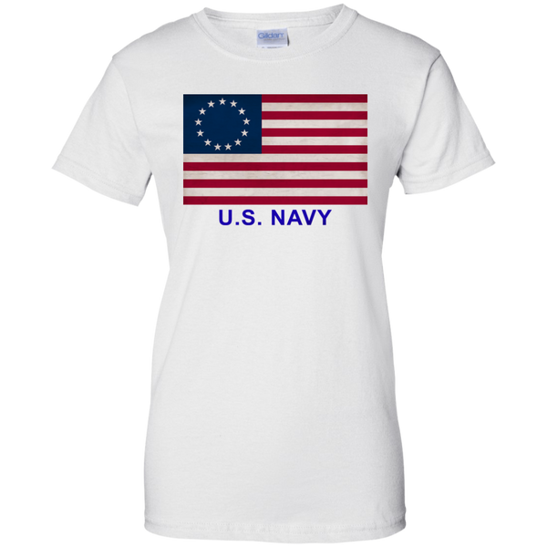 Betsy Ross USN 1 Ladies' Cotton T-Shirt