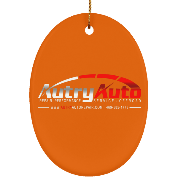 Autry Auto Ornament - Oval