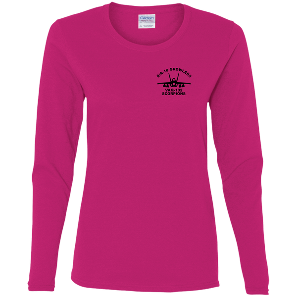 VAQ 132 2d Ladies' Cotton LS T-Shirt